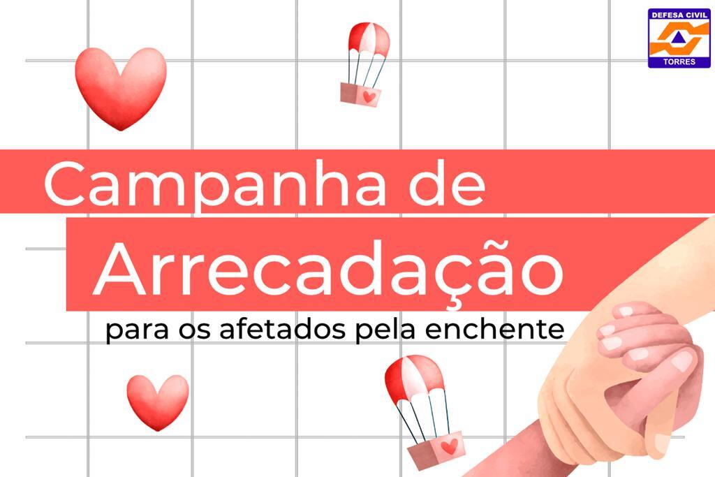 TORRES: TRÊS CAMINHÕES COM DOAÇÕES PARTIRAM PARA 
O VALE DO TAQUARI PARA AJUDAR OS DESABRIGADOS