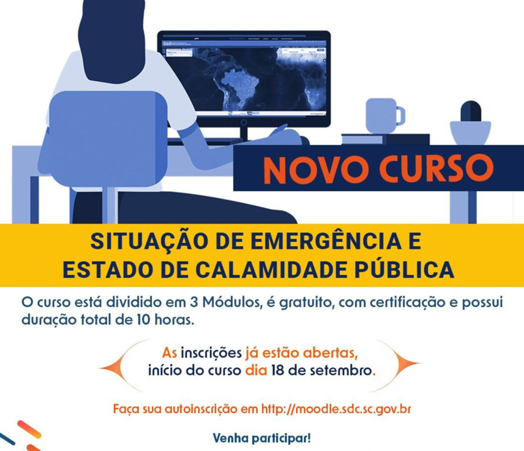 PRAIA-GRANDENSES PARTICIPAM DO CURSO DE SITUAÇÕES DE EMERGÊNCIA E ESTADO DE CALAMIDADE PÚBLICA