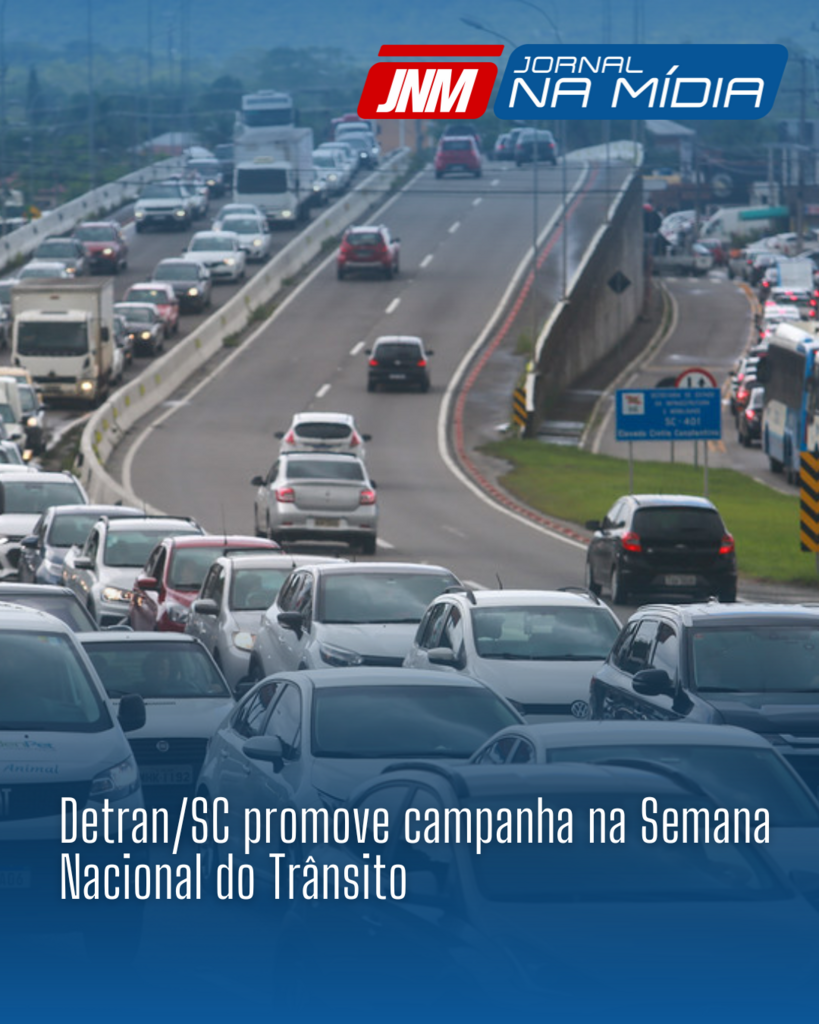 Detran/SC promove campanha na Semana Nacional do Trânsito