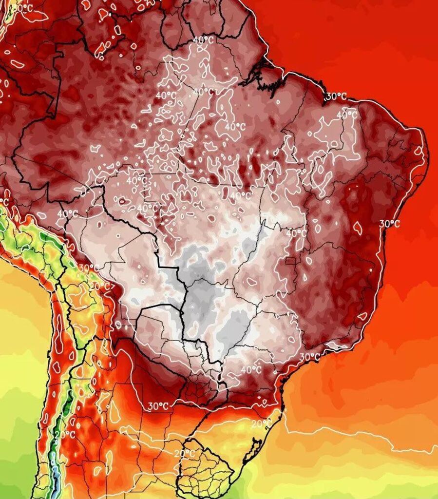 Onda de calor: temperaturas na região podem ultrapassar 40 graus