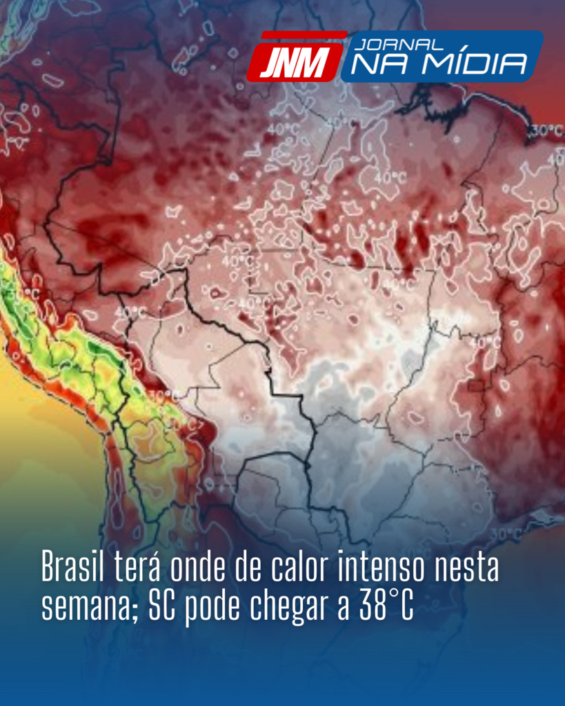 Brasil terá onde de calor intenso nesta semana; SC pode chegar a 38°C