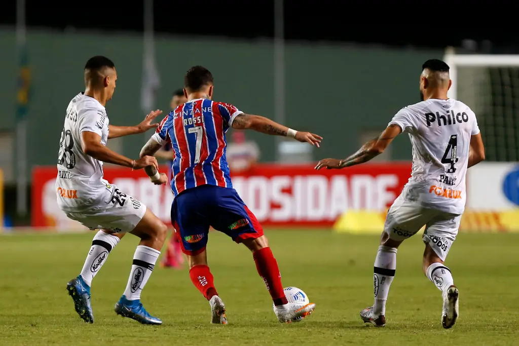 Bahia e Santos lutam contra o rebaixamento