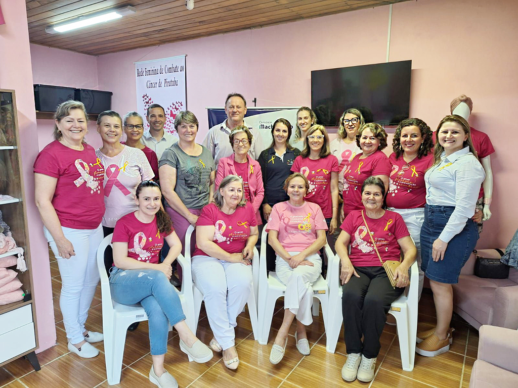 Rede Feminina de Combate ao Câncer de Piratuba inaugura Atelier de Arteterapia