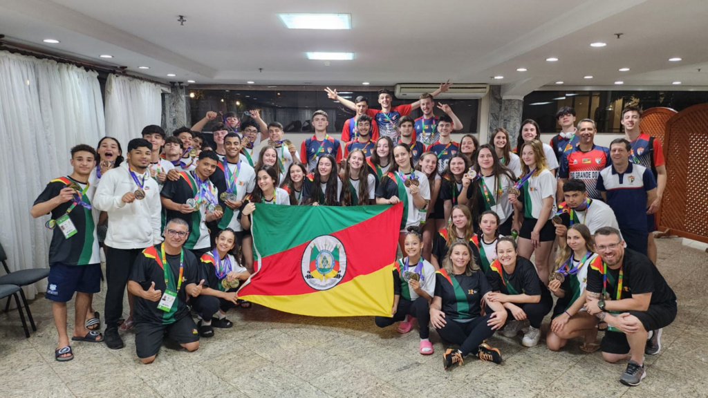 Rio Grande do Sul encerra participação nos Jogos da Juventude em quinto lugar e com recorde de medalhas