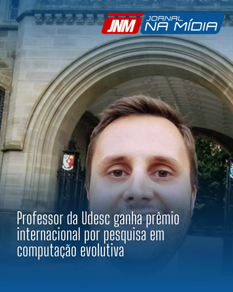 Professor da Udesc ganha prêmio internacional por pesquisa em computação evolutiva