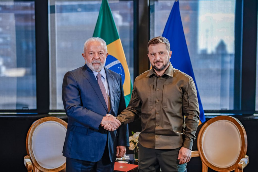 Lula e Zelensky tiveram 