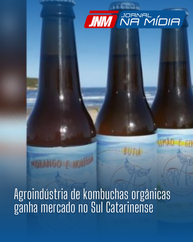 Agroindústria de kombuchas orgânicas ganha mercado no Sul Catarinense