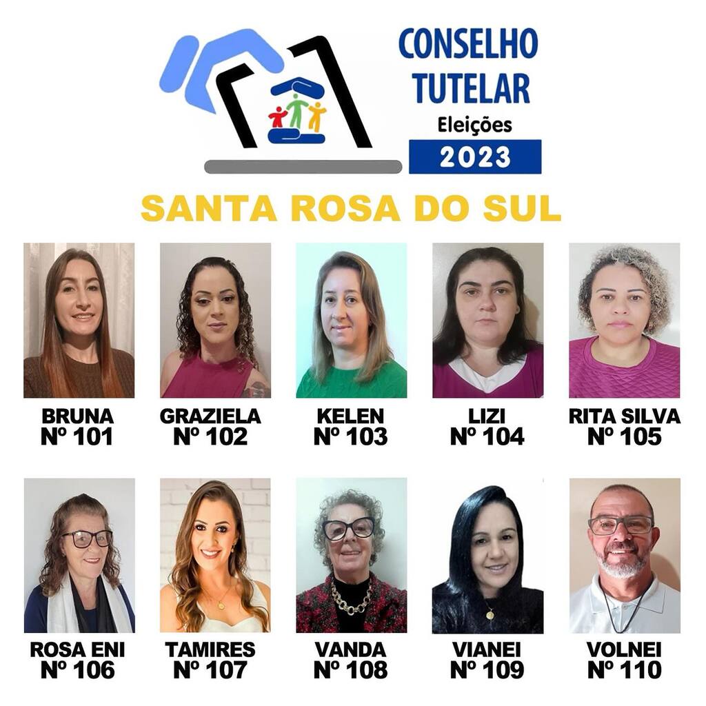 DEZ CANDIDATOS CONCORREM AO CONSELHO TUTELAR EM SANTA ROSA DO SUL