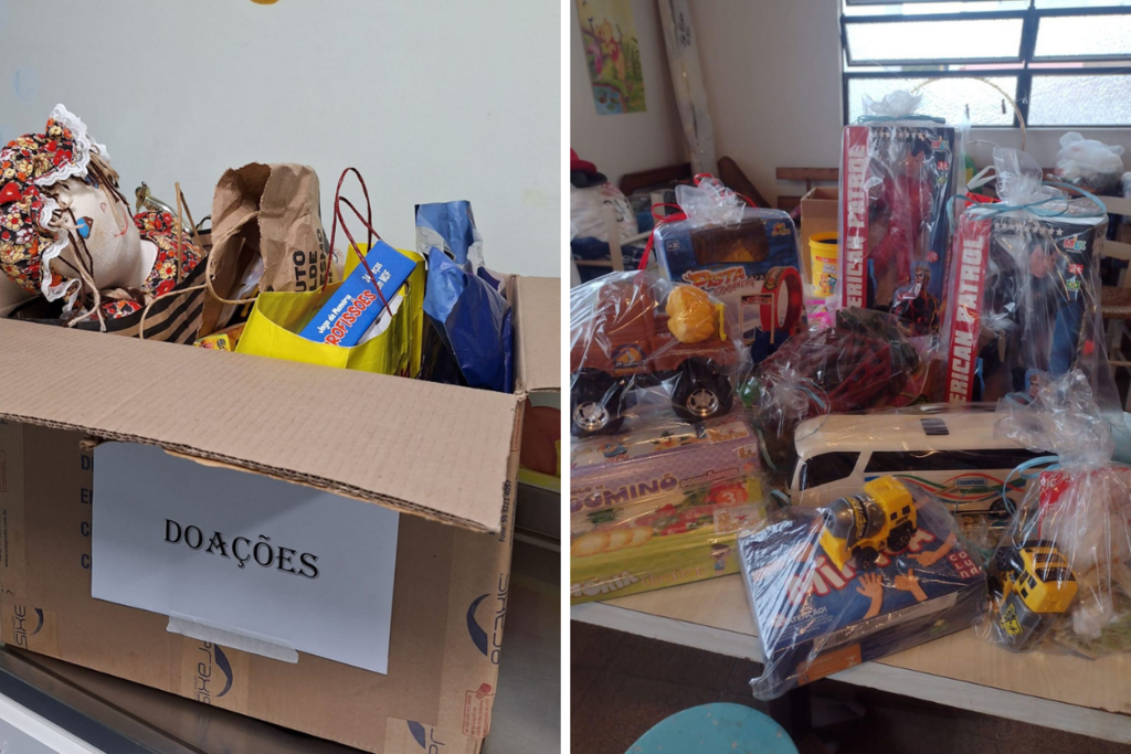 título imagem Iniciativas de Santa Maria arrecadam brinquedos para doar às crianças vítimas das enchentes no Vale do Taquari