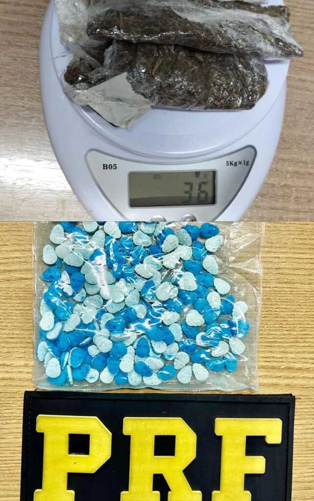 Quatro pessoas são presas com comprimidos de ecstasy na BR-282