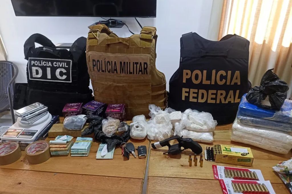  - PF, PC e PM fazem operação nesta quinta-feira em SC e PR — Foto: Polícia Federa/Divulgação