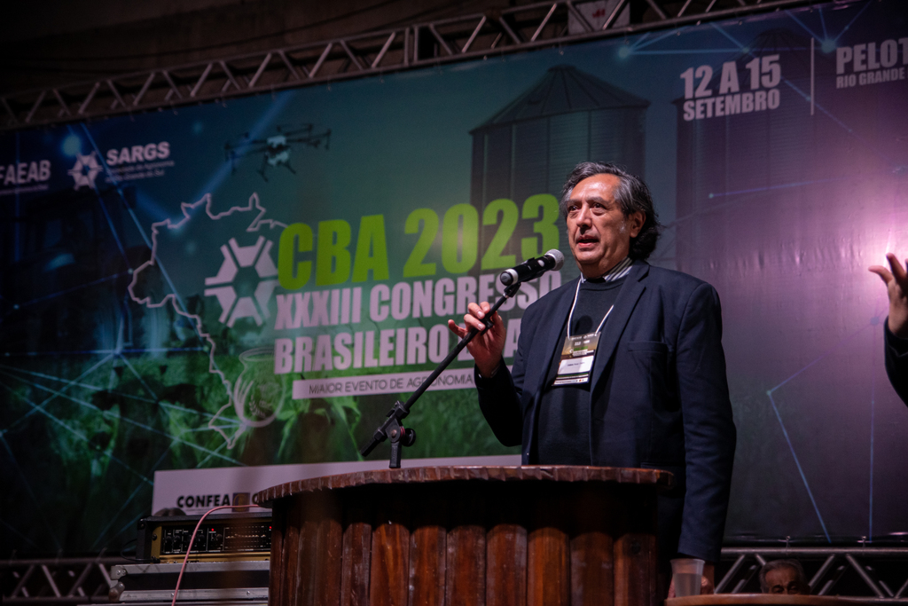 Foto: Pedro Andrighi - Líder esteve em Pelotas para Congresso Brasileiro de Agronomia