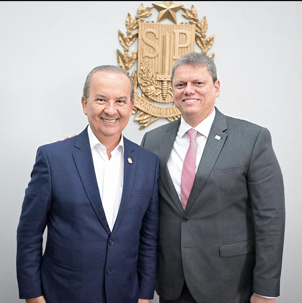 Satisfação em visitar o amigo e grande governador  de SP