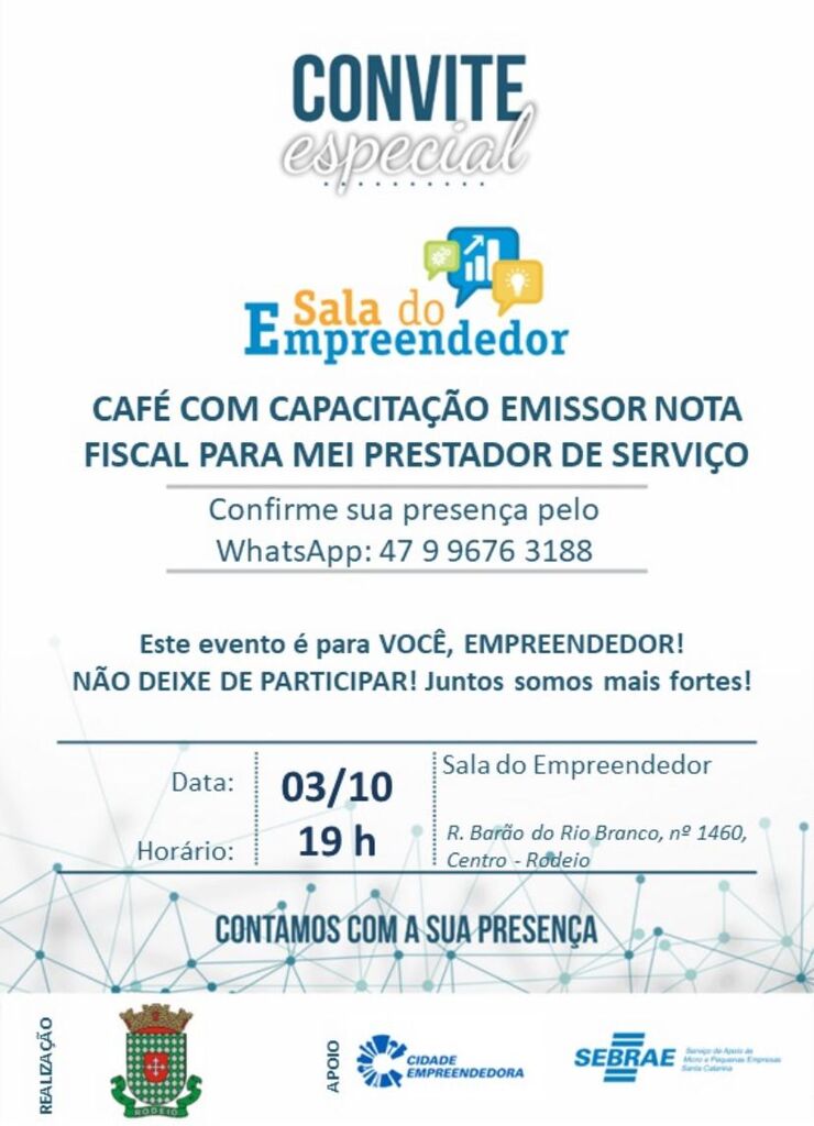 Sala do Empreendedor precisa de você