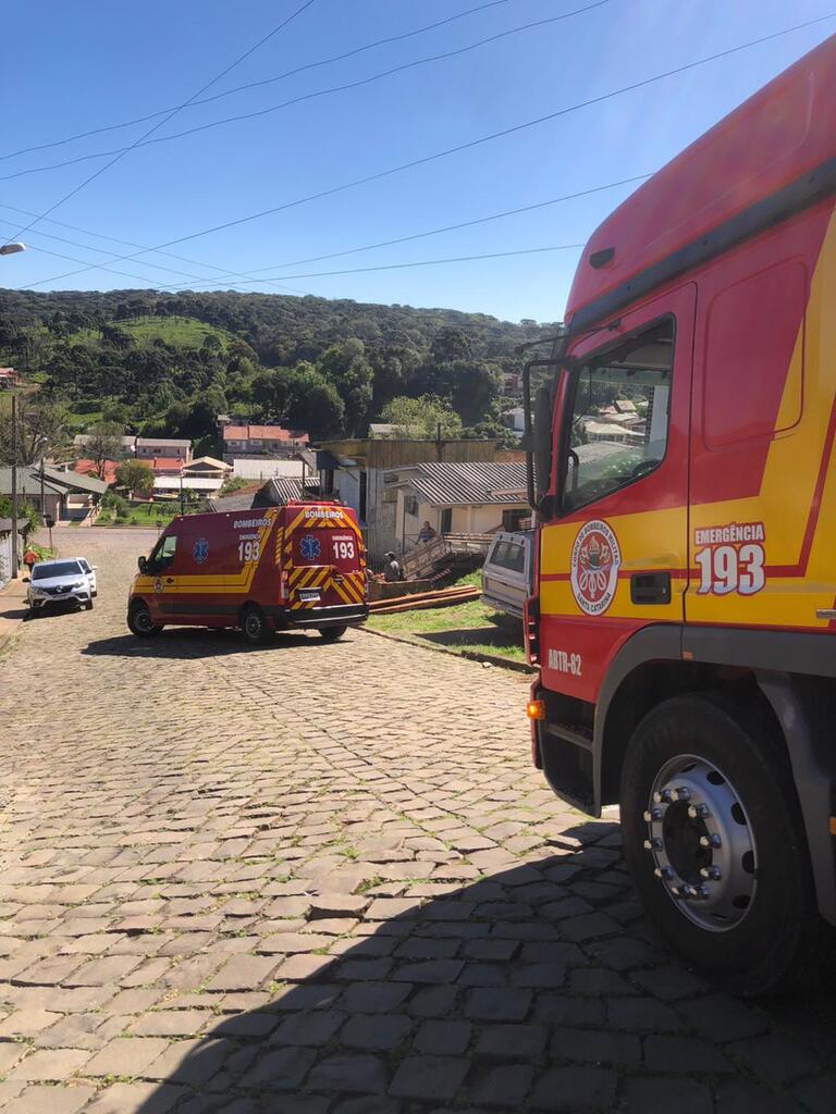 Acidente de trabalho deixa homem ferido em Anita Garibaldi