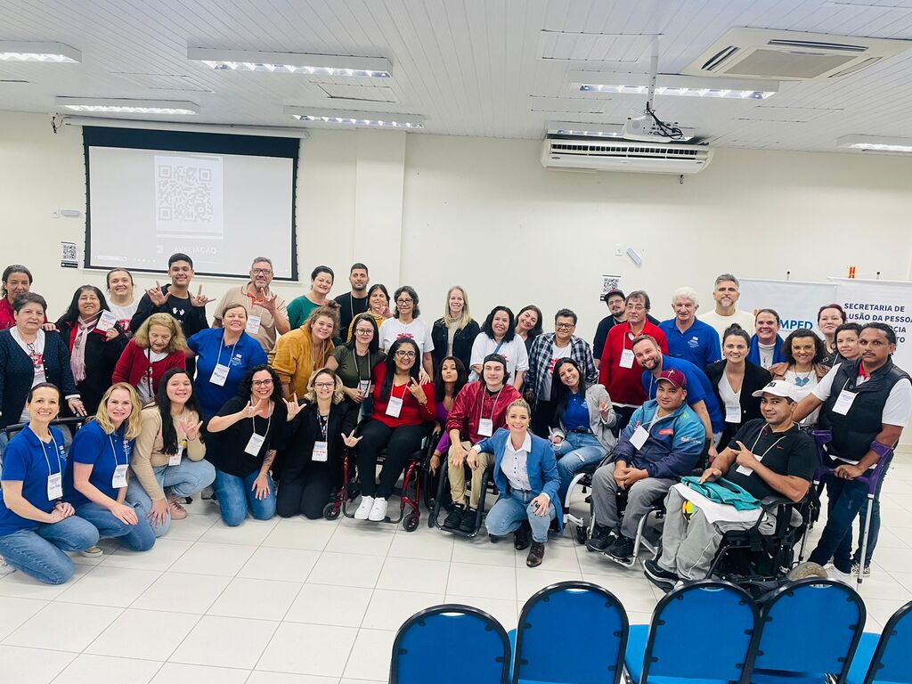 Divulgação/ Conede - Conferência Municipal dos Direitos da Pessoa com Deficiência de Blumenau