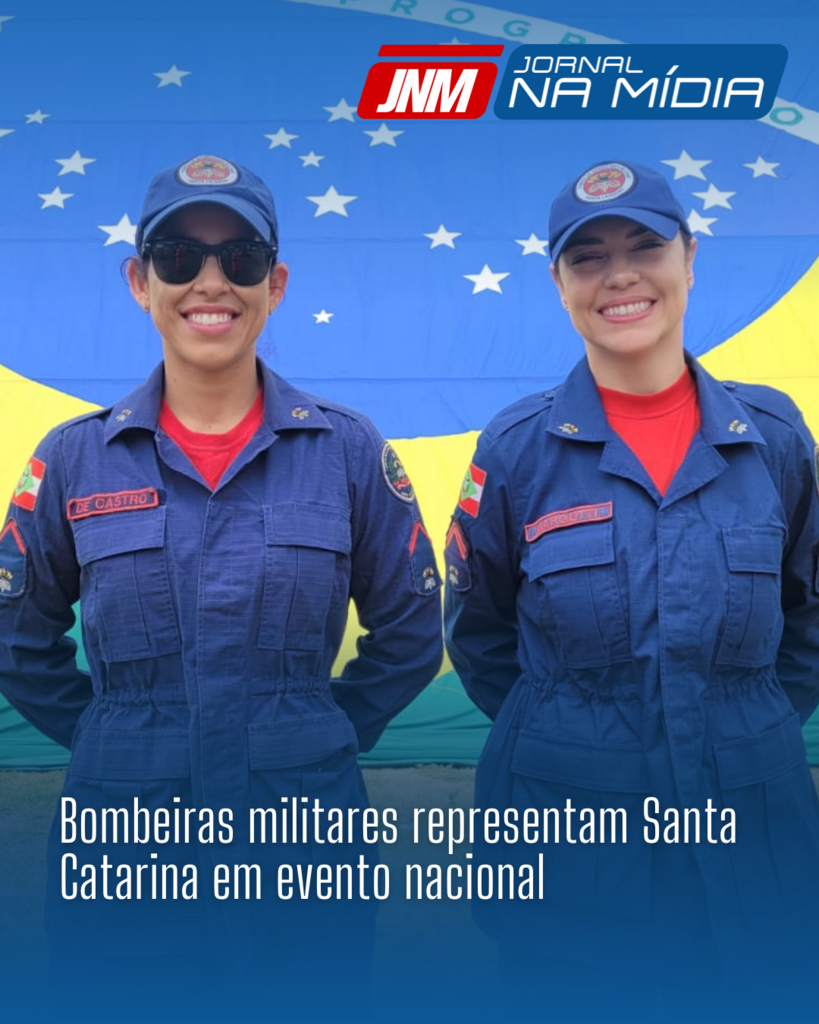 Bombeiras militares representam Santa Catarina em evento nacional