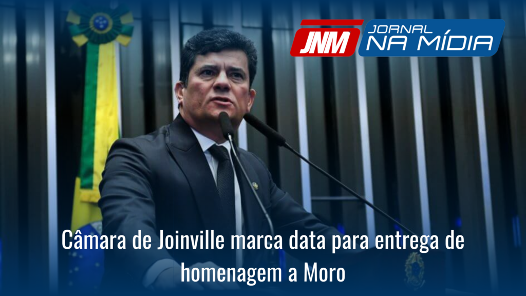 Câmara de Joinville marca data para entrega de homenagem a Moro