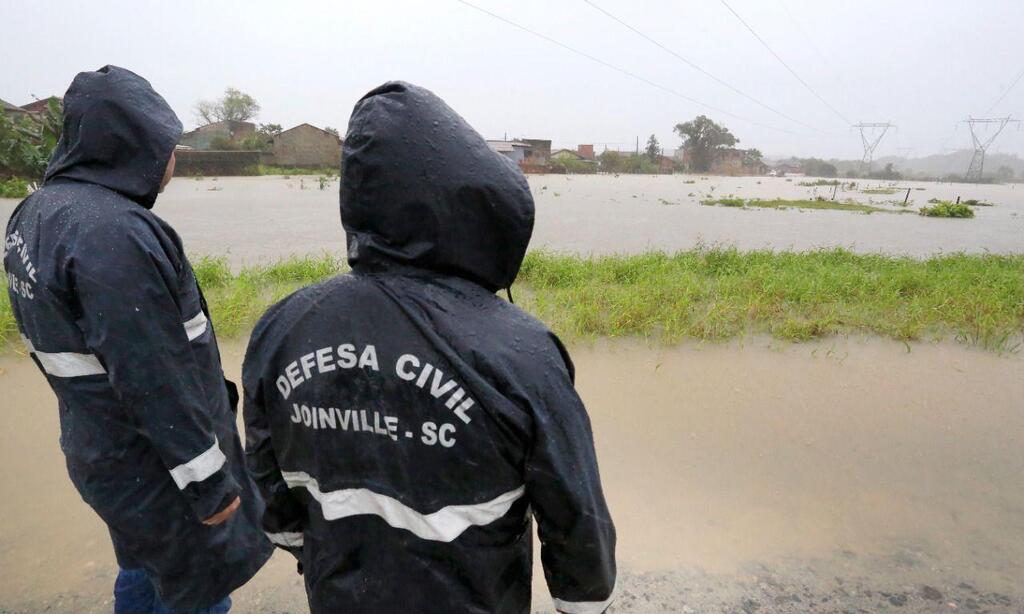 Defesa Civil de Joinville atende ocorrências relacionadas à chuva