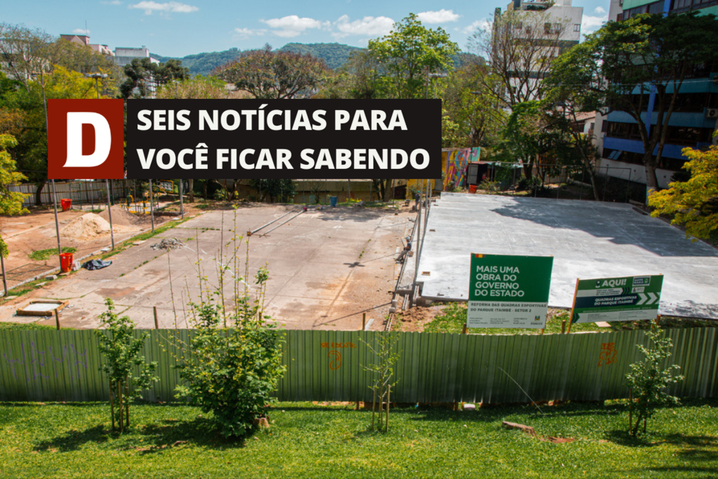 Quadras do Parque Itaimbé começam a receber concreto e outras 5 notícias