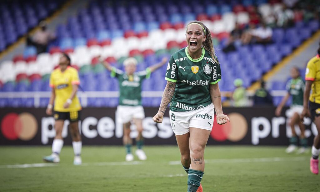 Palmeiras aplica goleada de 5 a 0 na estreia da Libertadores feminina