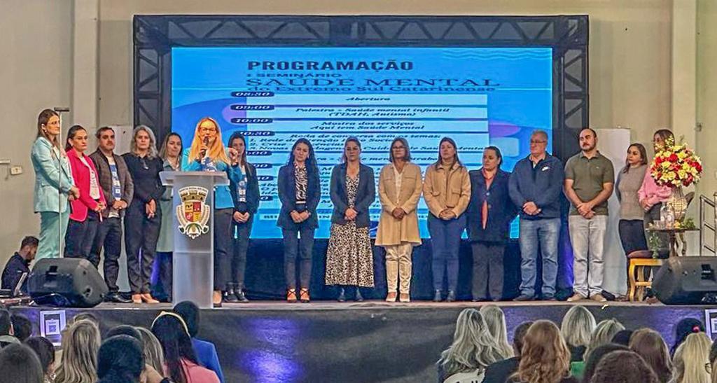SECRETARIA DE SAÚDE DE PRAIA GRANDE PARTICIPA DO PRIMEIRO SEMINÁRIO DE SAÚDE MENTAL DO EXTREMO SUL