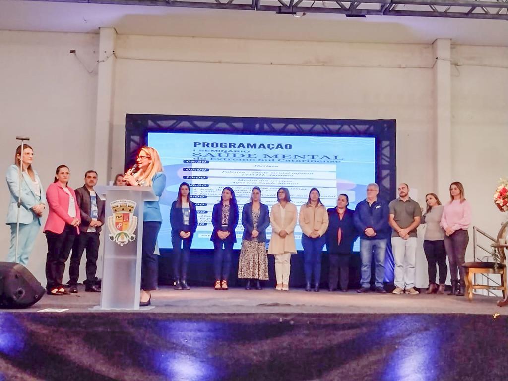 SÃO JOÃO DO SUL: SECRETARIA DE SAÚDE PARTICIPA DE SEMINÁRIO REGIONAL DE SAÚDE MENTAL