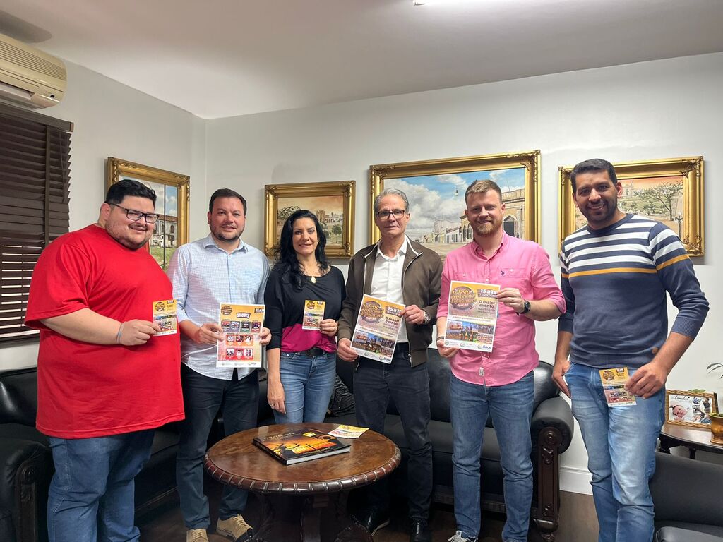 Ronnie Mello recebe visita do vice-prefeito de Bagé