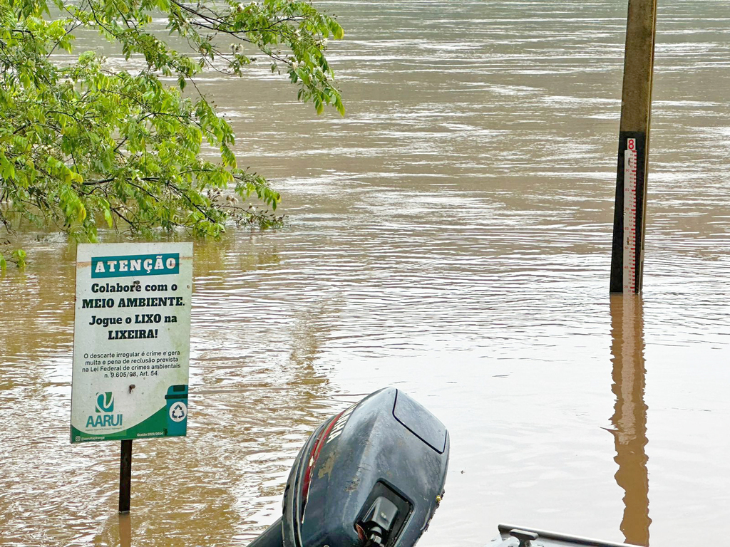 Atualização nível do rio  Uruguai de Itapiranga