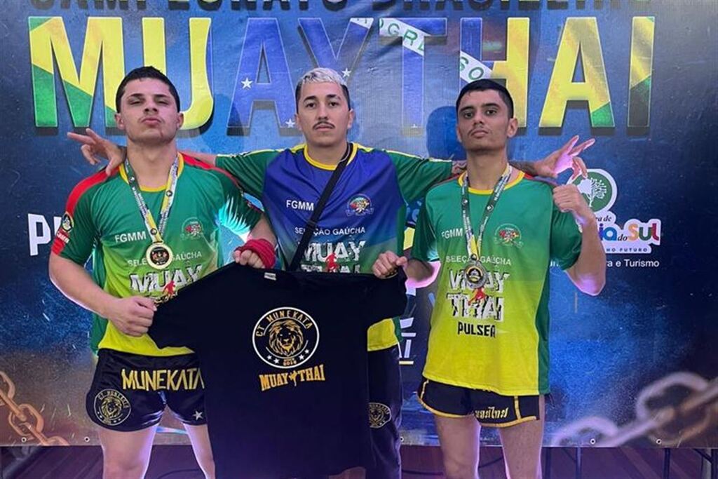 Atletas de Santa Maria garantem vaga para o Mundial de Muay Thai na Tailândia
