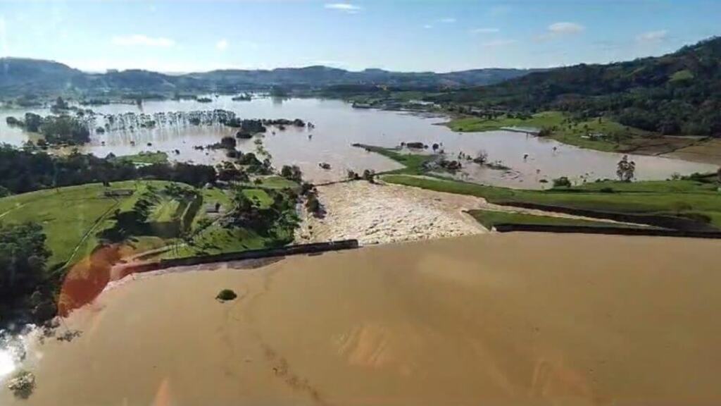 Barragem de Taió (Foto: Rede TV Web) - 