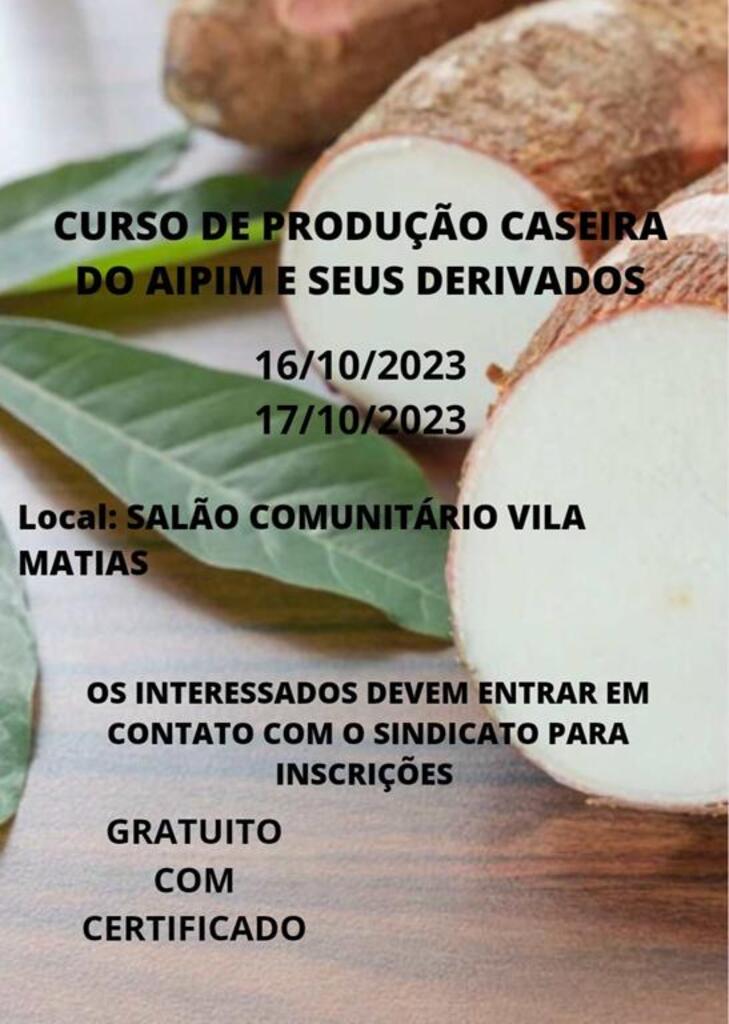 SINDICATO DOS TRABALHADORES RURAIS DE MAMPITUBA PROMOVE CURSOS EM PARCERIA COM O SENAR