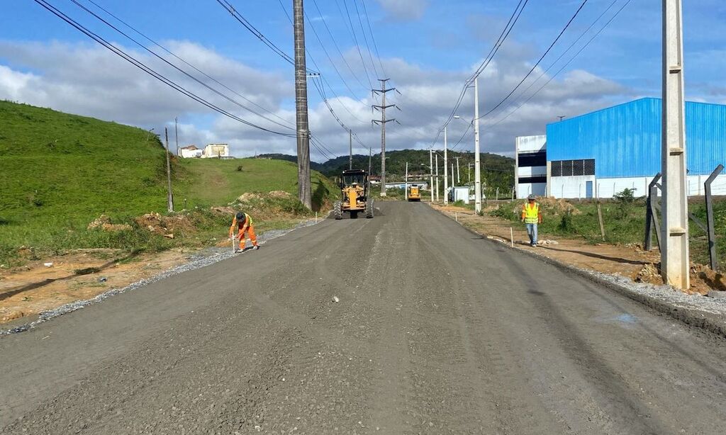 Obras de pavimentação asfáltica em Joinville entram em nova fase na Zona Sul