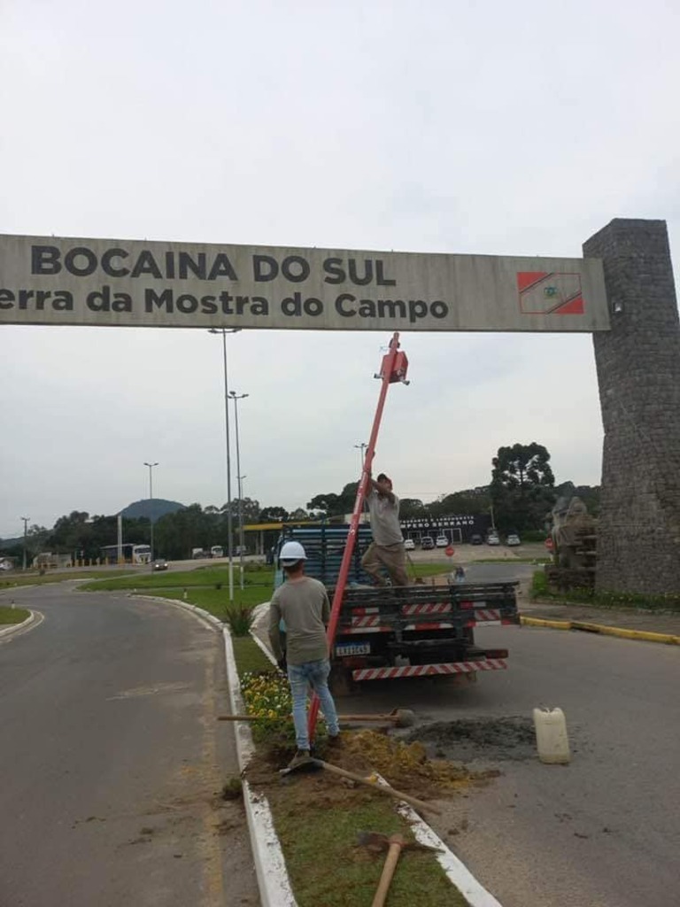 Câmeras de monitoramento estão sendo instaladas em Bocaina do Sul