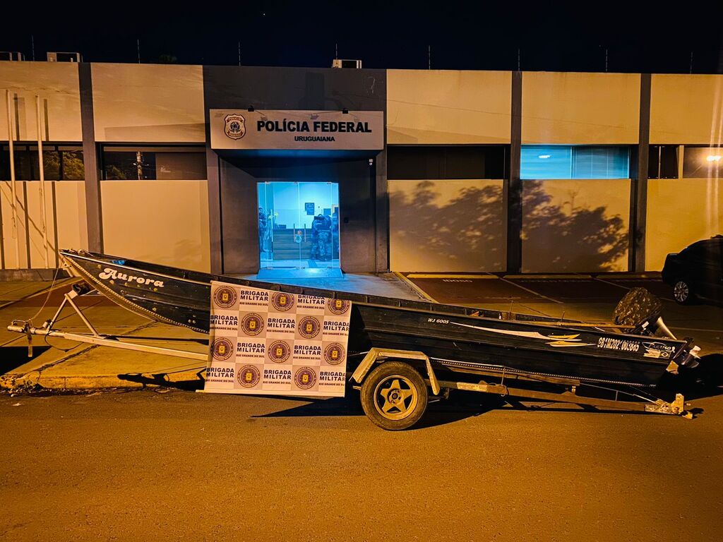 Choque apreende caça ilegal no Rio Uruguai