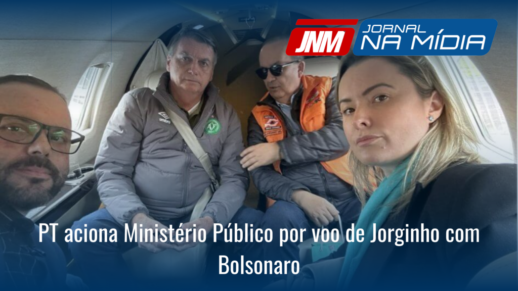 PT aciona Ministério Público por voo de Jorginho com Bolsonaro