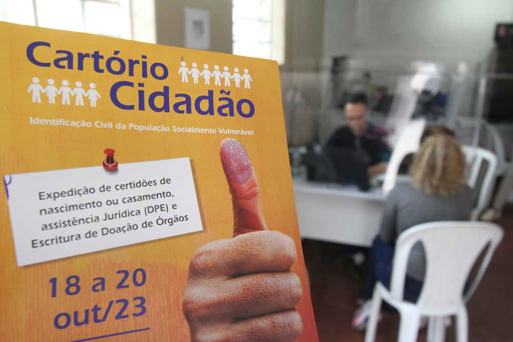 Emissão gratuita de certidões acontece em Pelotas