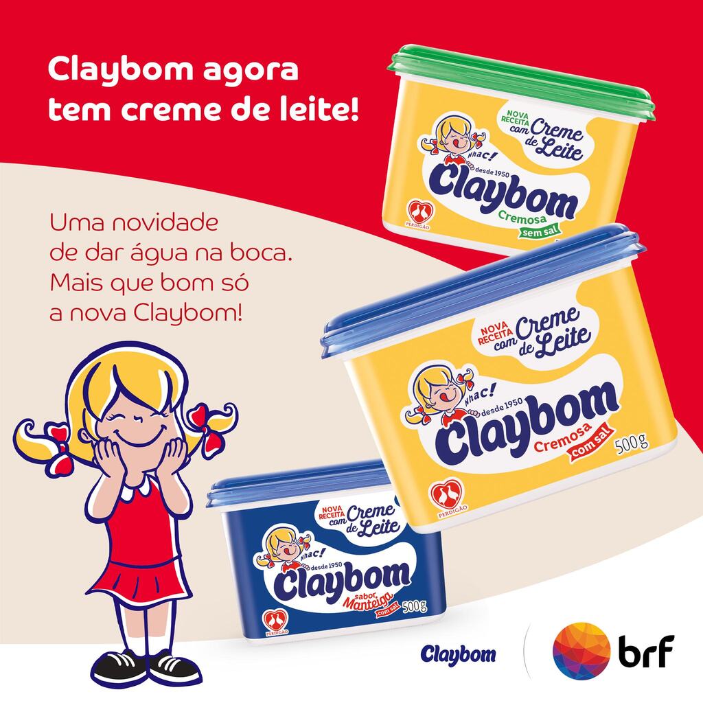 Claybom: muito sabor e cremosidade! 