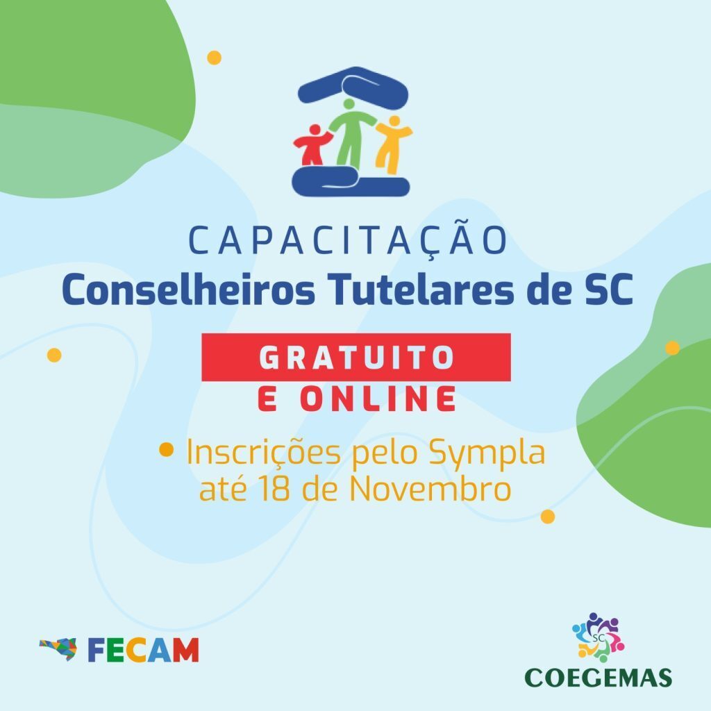 FECAM e Associações de Municípios lançam capacitação para conselheiros tutelares catarinenses