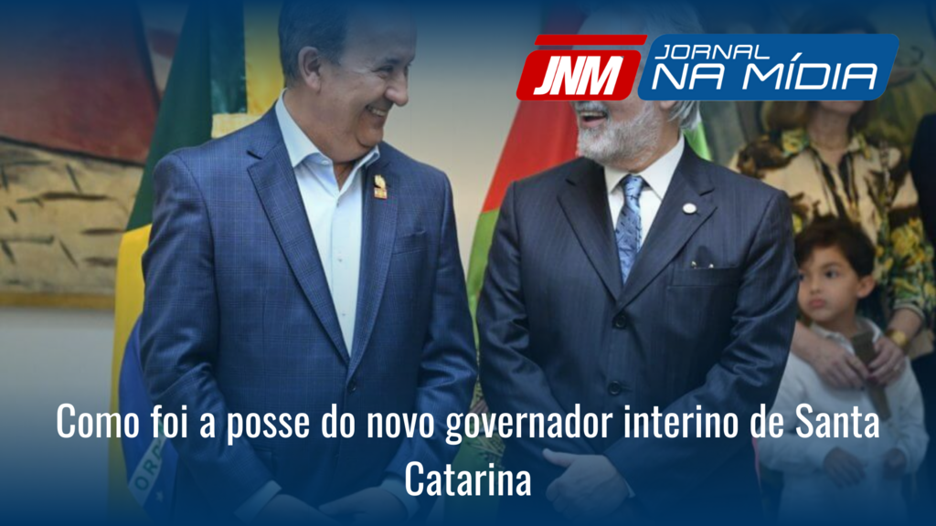 FOTOS: Como foi a posse do novo governador interino de Santa Catarina