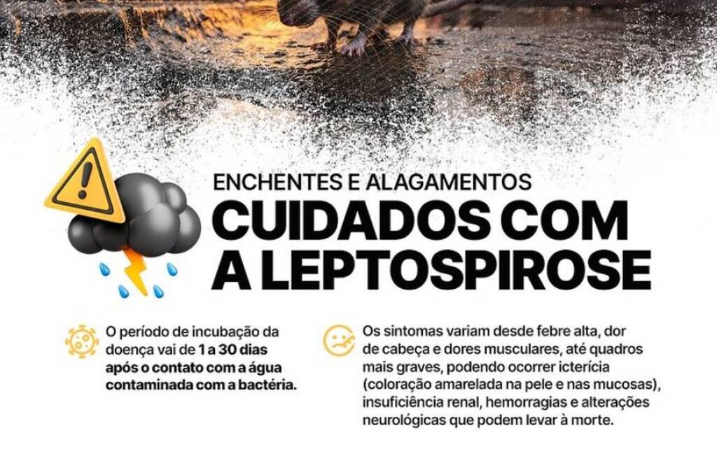 Saúde reforça trabalho de prevenção a casos de leptospirose e acidentes com animais peçonhentos no pós enchentes