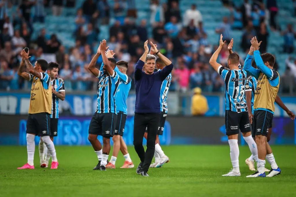  - Renato foi decisivo na vitória do Grêmio com as mudanças — Foto: Lucas Uebel/Grêmio