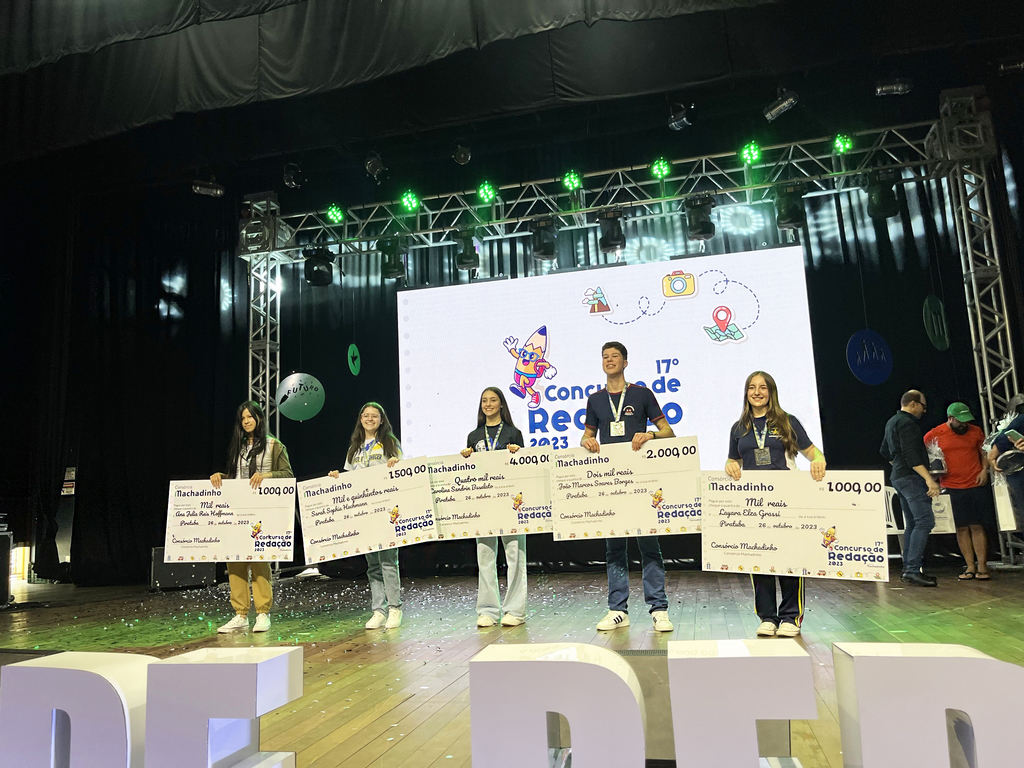 Consórcio Machadinho premia os vencedores do 17º Concurso de Redação