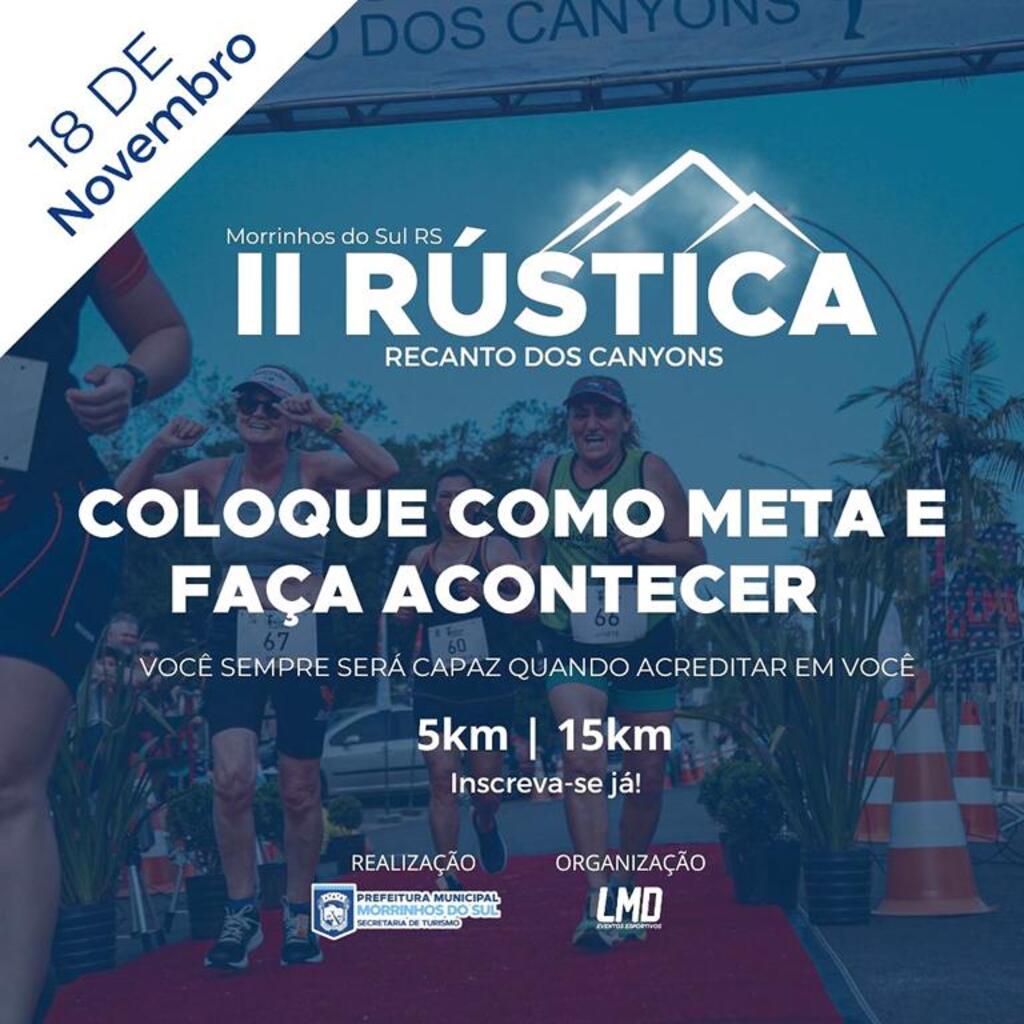 MORRINHOS DO SUL PREPARA A II CORRIDA RÚSTICA 
RECANTO DOS CANYONS