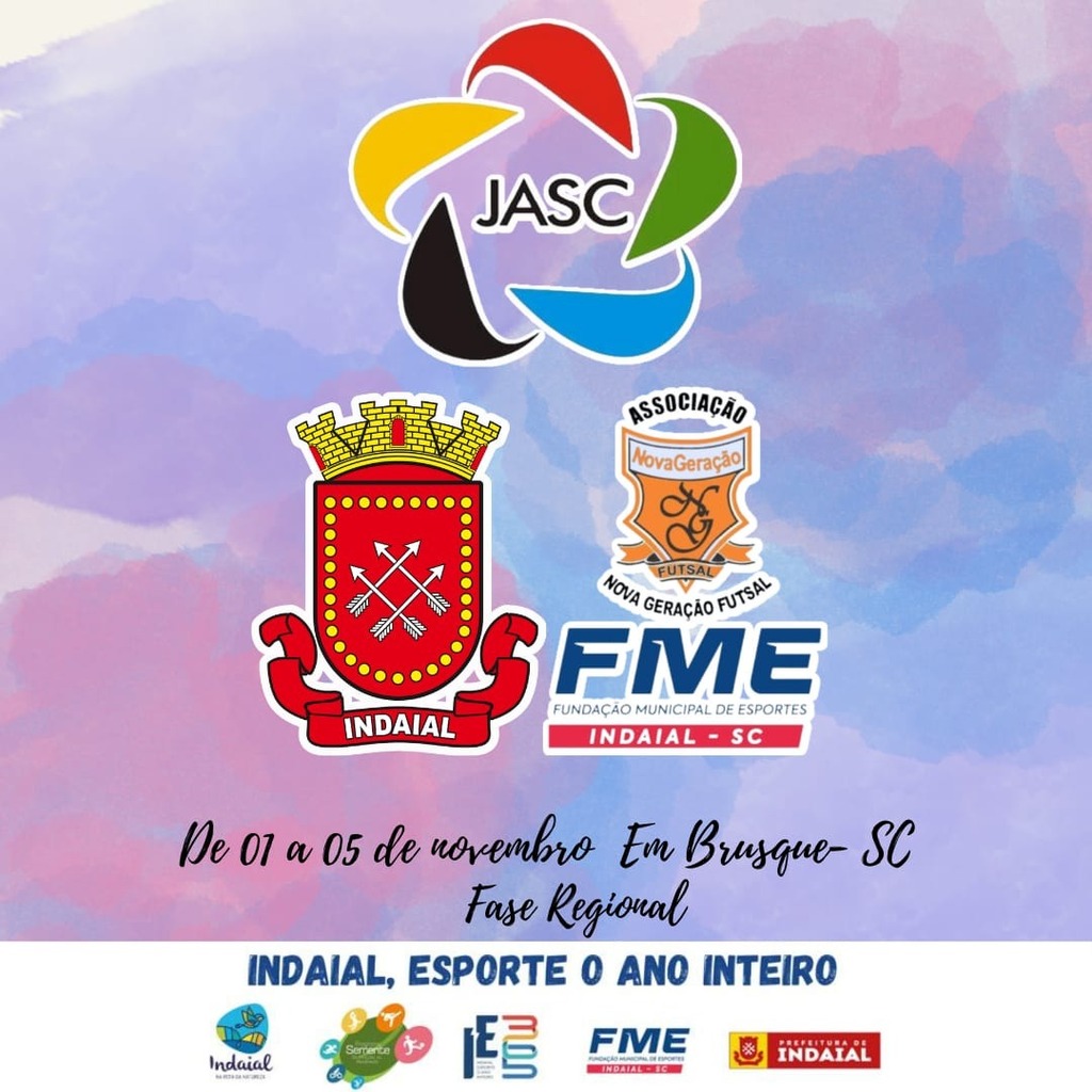  - Futsal Feminino da FME Indaial/ANGF compete na fase regional do Jasc