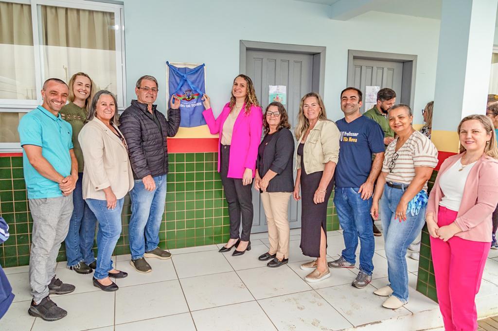 INAUGURADA A AMPLIAÇÃO DA ESCOLA VILA NOVA EM PASSO DE TORRES