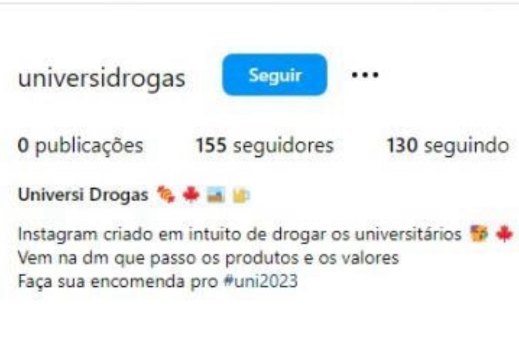  - Perfil do instagram - foto: divulgação