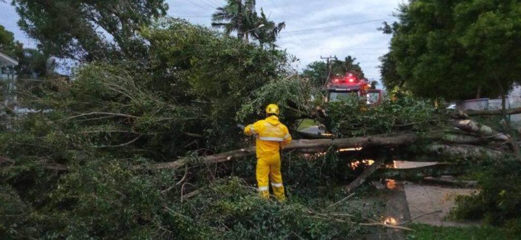 ventania causa transtornos no Sul de SC
