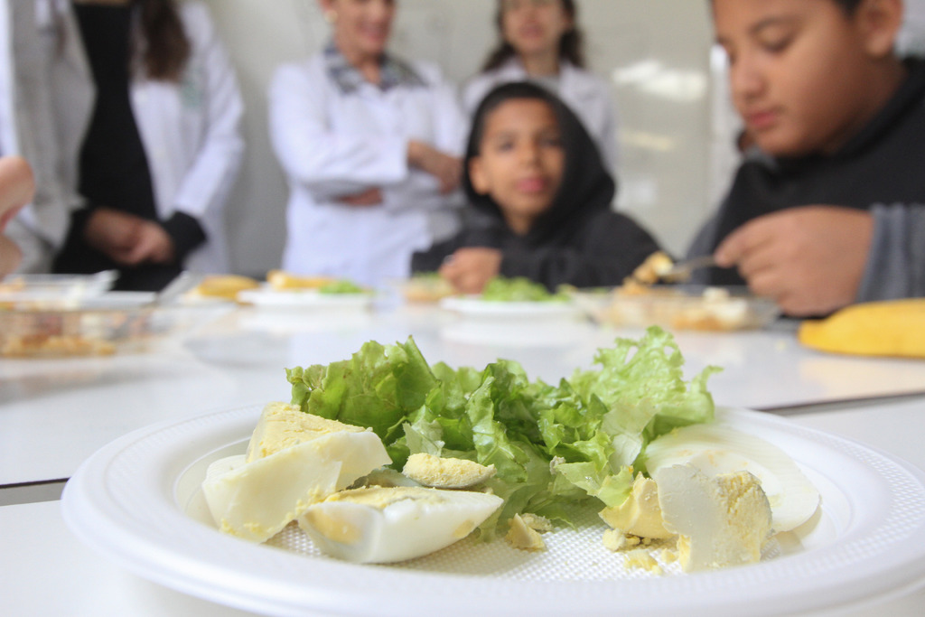 Foto: Jô Folha - DP - Crianças aprenderam na prática a importância de desenvolver hábitos mais saudáveis