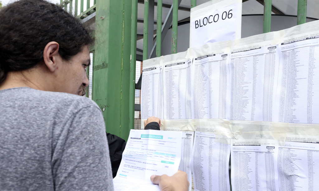 Valter Campanato/AgBrasil - Especial DP - Cerca de 400 mil pessoas participam para que o processo do Enem 2023 dê certo